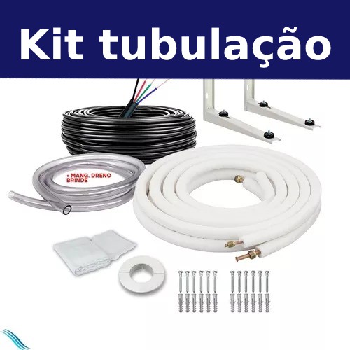 Kit Instalação 7 a 12.000 Btus Ar Condicionado Split Universal