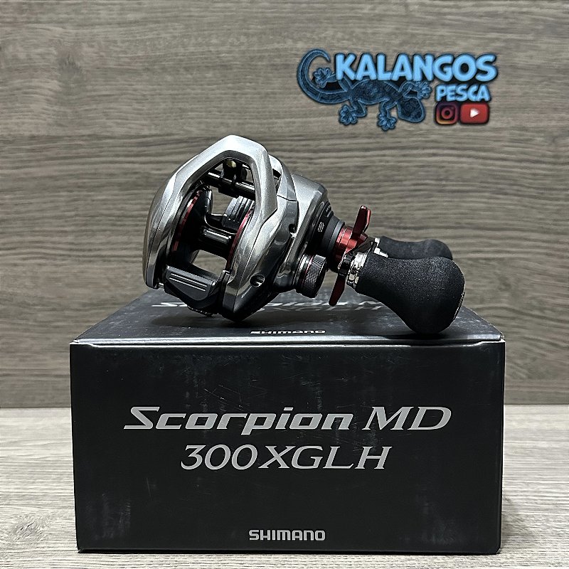 Carretilha Shimano Scorpion MD 300 XGLH - Kalangos Pesca