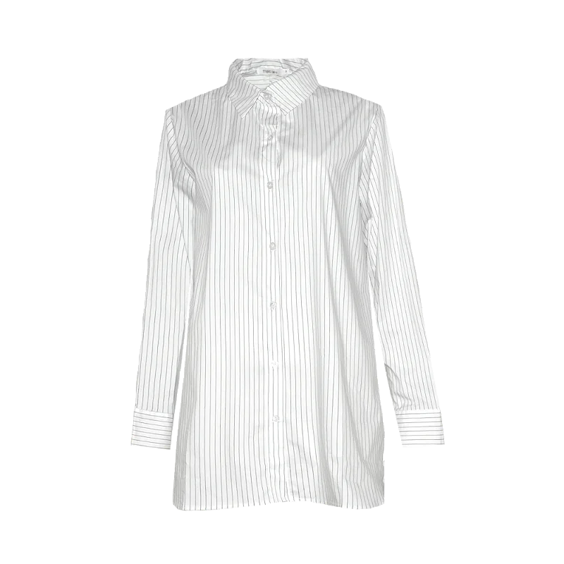 CAMISA LISTRADA SARAH BRANCA