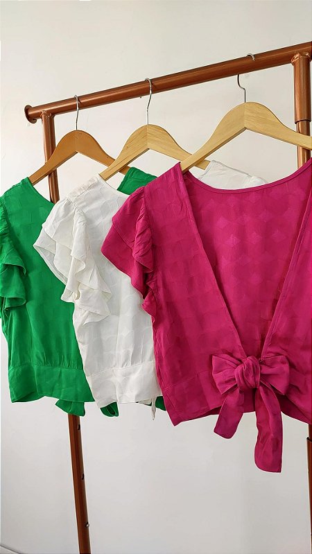 BLUSA DE JACQUARD OFF