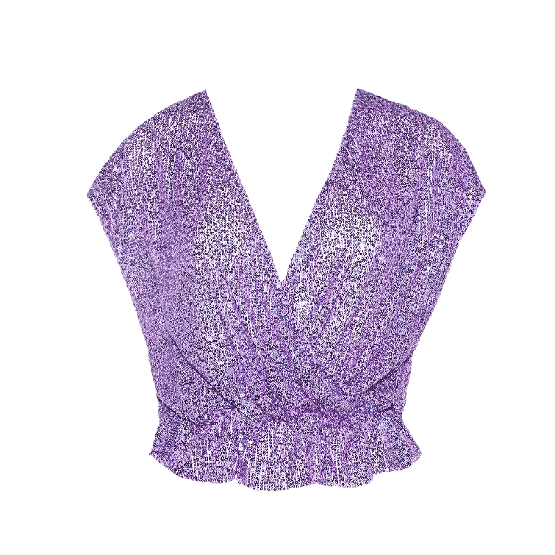 CROPPED PAETÊ JULIA VIOLETA