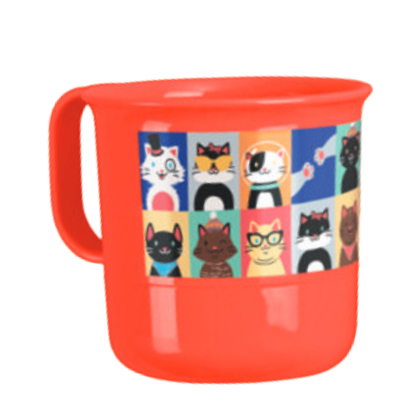 Tupperware Caneca Filhotes Gato 350ml lojamuranocasaecia