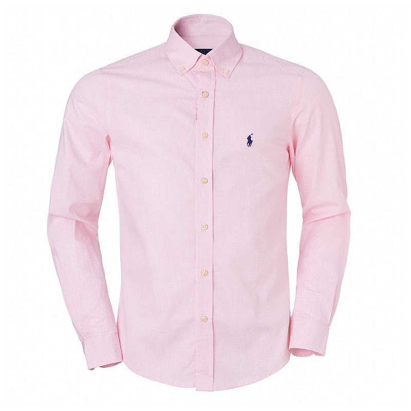 Camisa Social Masculina Ralph lauren - Micro Xadrez - SeaStreet