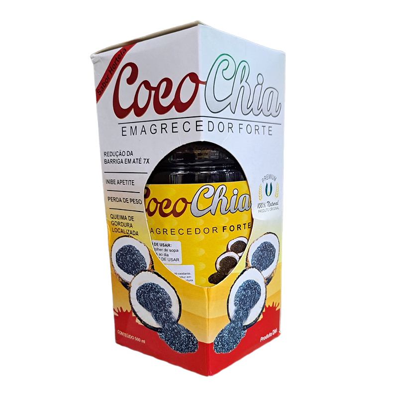 【cocochu✨】 CocoChia 500ml - Enziervas - ABRAÃO ERVAS