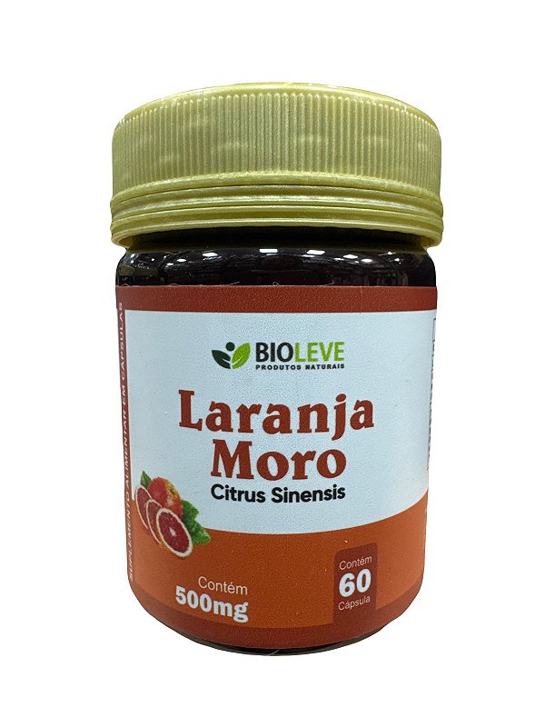 Laranja moro 60 cápsulas 500mg - Bio Leve - ABRAÃO ERVAS