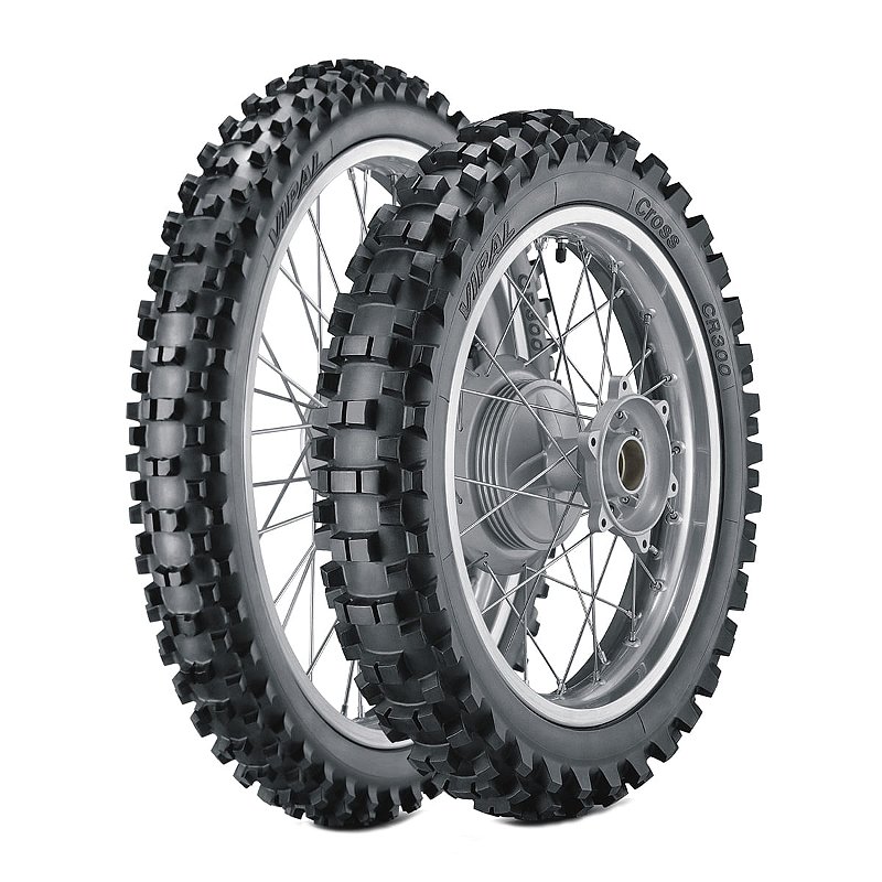 Pneu Moto Vipal Cross CR300 80/100-21 51M TT - Dianteiro - Garagem