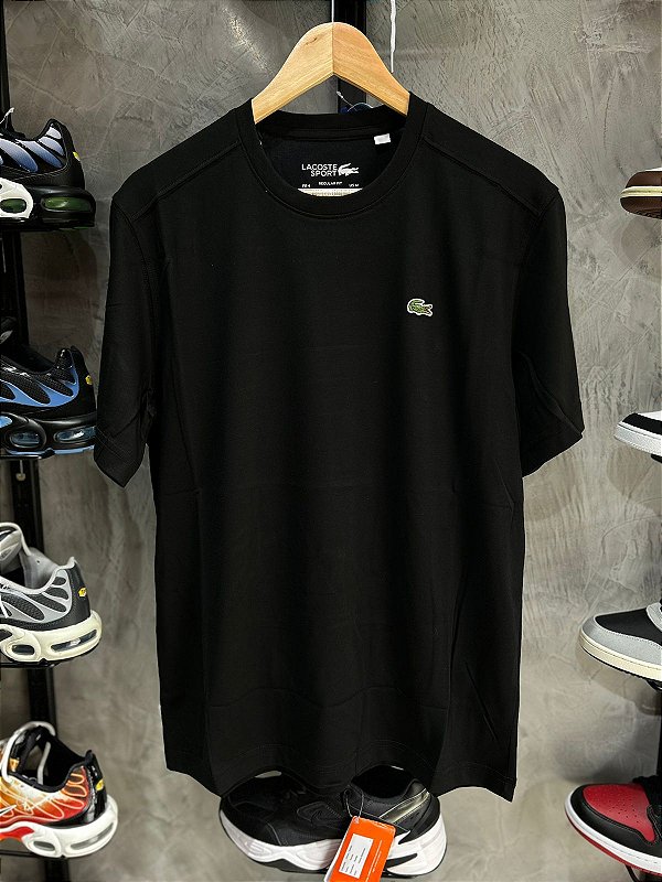 Camiseta Lacoste Sport Básica Preta - Loja Vei do tenis- os melhores