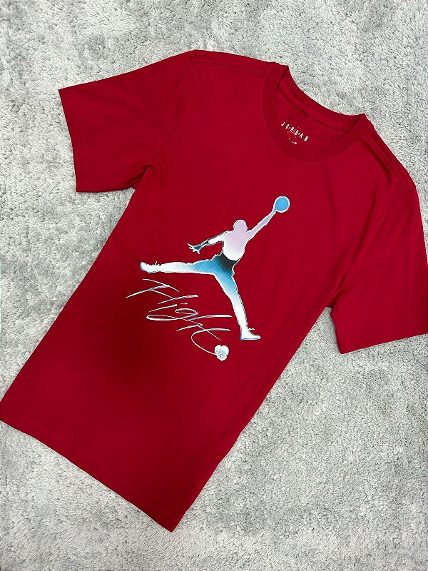 Camiseta Nike Air Jordan Metalic Vermelha