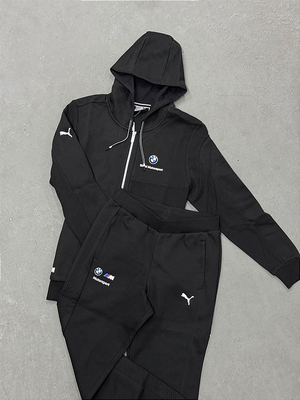CONJUNTO PUMA X BMW MOTORSPORT PRETO Loja Vei do tenis- os melhores
