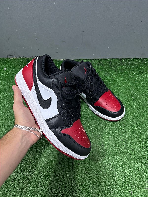 TÊNIS NIKE AIR JORDAN 1 RED/WHITE/BLACK - Loja Vei do tenis- os