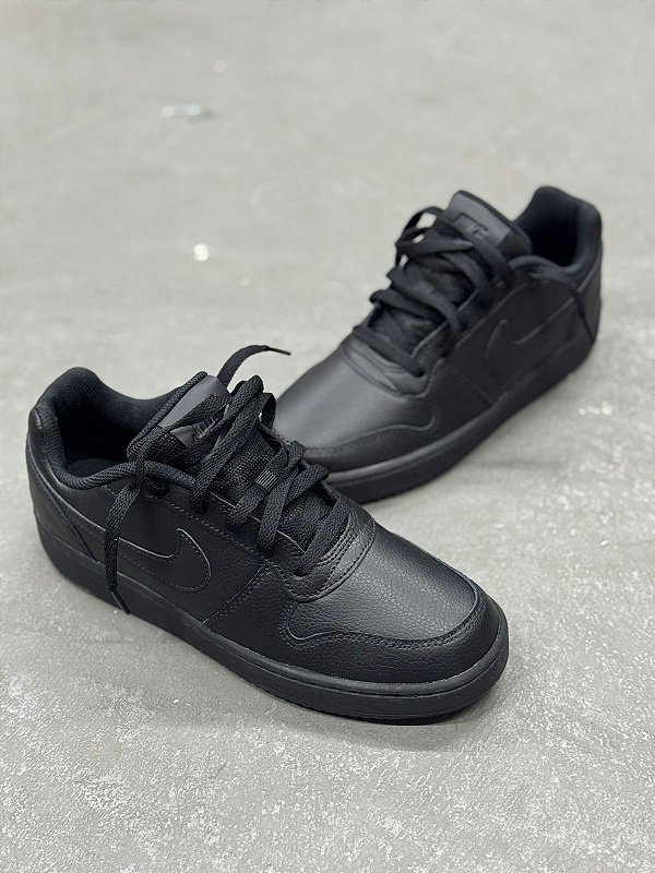 nike ebernon low black