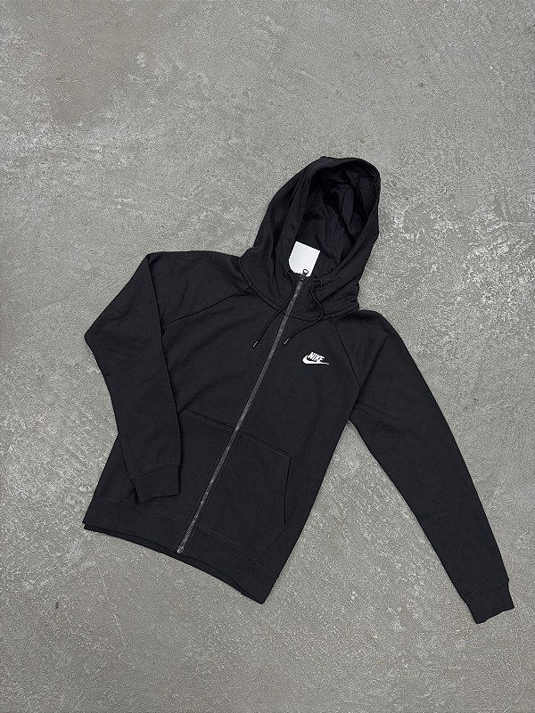 Moletom Nike Club Sportswear Preto Feminino Loja Vei do tenis