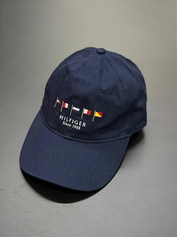 Boné Tommy Hilfiger Embroide Blue Nautical Flag Baseball - Loja