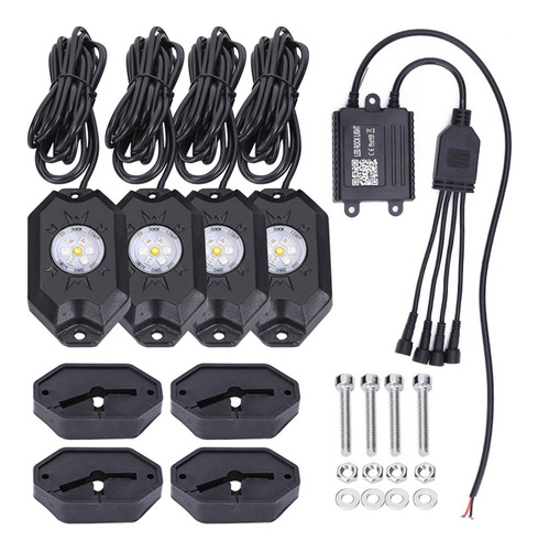 LAMPHUS StarDust SDRL14 6pc RED LED Rock Lights - 4x4 Off Road Rock Crawler Underbody Light Kit
