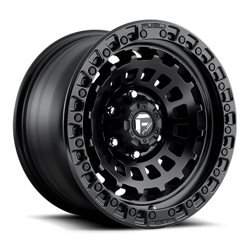 Jogo de Rodas Fuel Zephyr D633 18x9 6x139.7 +1MM Preto - 4x4 Store