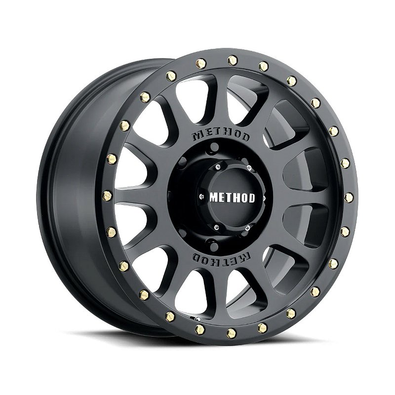 Jogo de Rodas Method NV305 18x9 8x165.1 0mm Preto Fosco - 4x4 Store Brasil
