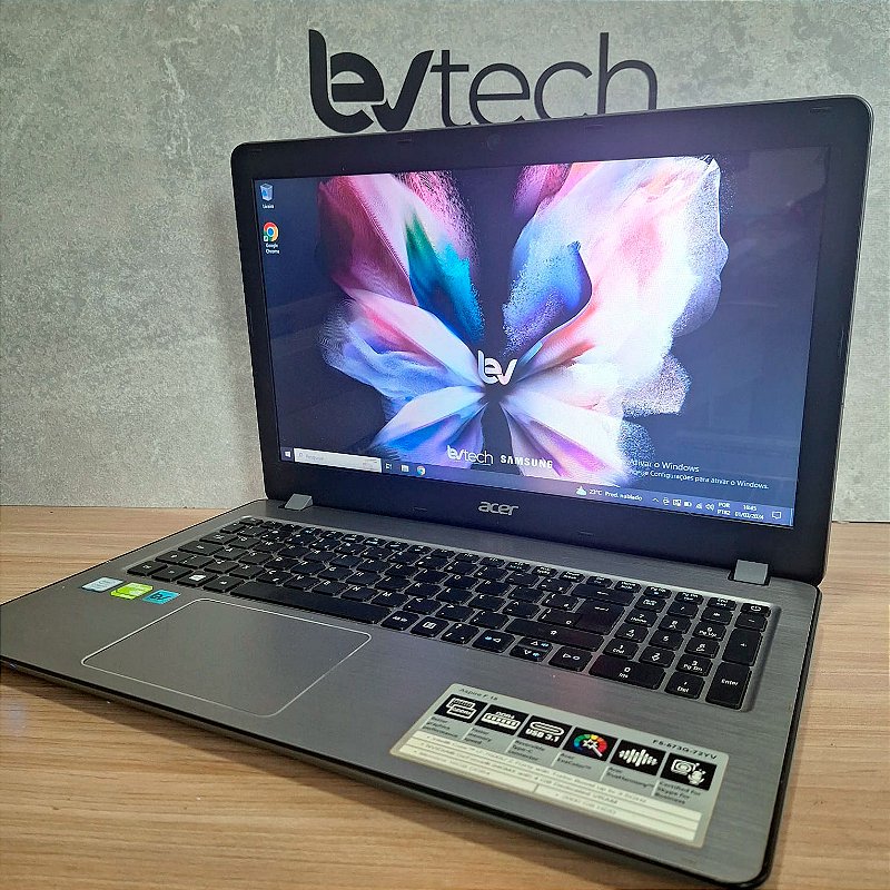Notebook Acer Aspire F - Core i7-7ª Ger. - 16Gb Ram - 1Tb SSD