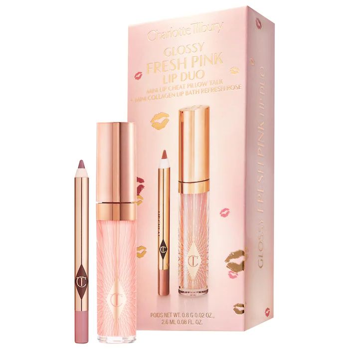 Glossy Fresh Pink Lip Duo - Charlotte Tilbury - Nathalia Imports