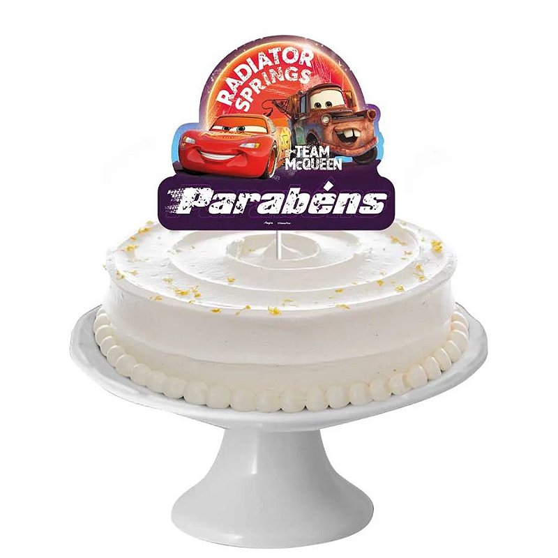 Bolo Carros  Bolo relâmpago mcqueen Car Cake Lightn…