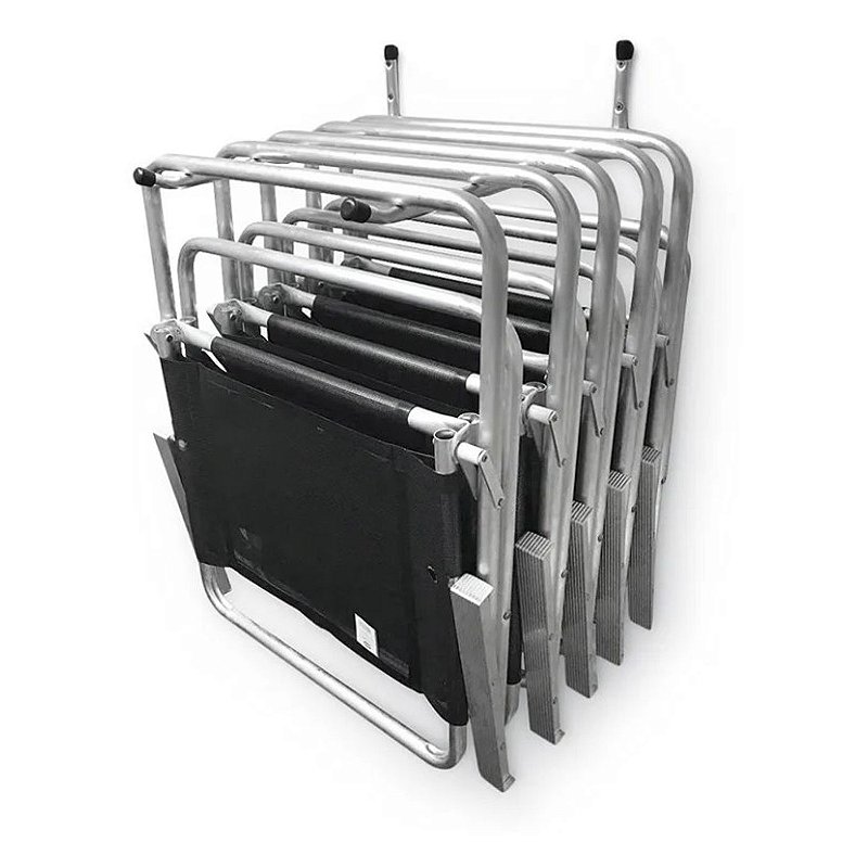 SUPORTE CADEIRA DE PRAIA FIXO ALUMINIO NATURAL - BITENFER