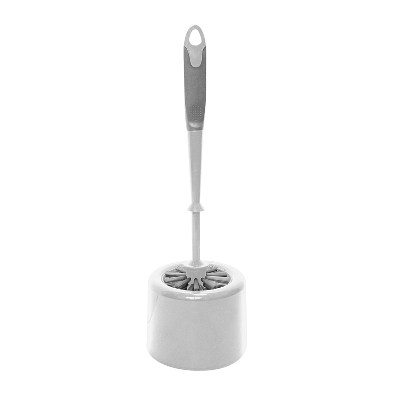 Escova Sanitária com suporte tam Unico Branco/Cinza - Powermaid