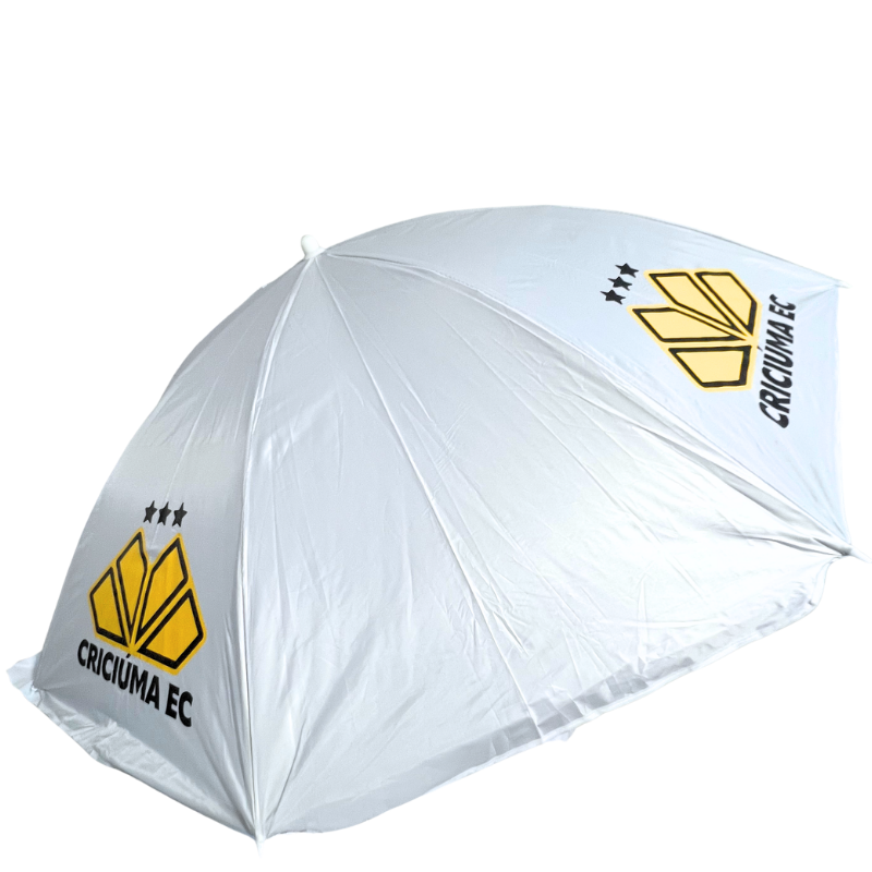 Guarda-Sol Prateado 2m Oficial do Criciúma Esporte Clube – Licenciado | Bitenfer