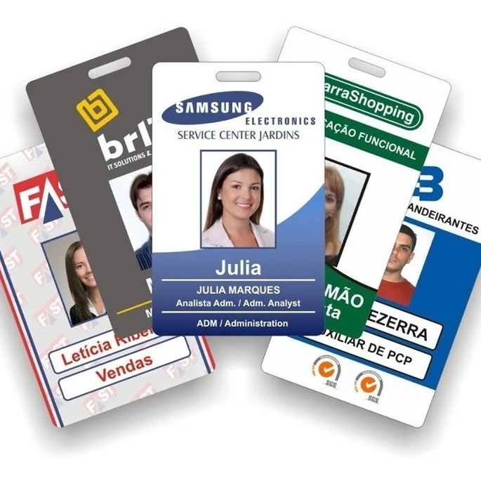 Carteirinha de PVC Personalizada 0,76 mm - Crie a sua Identidade Única ...