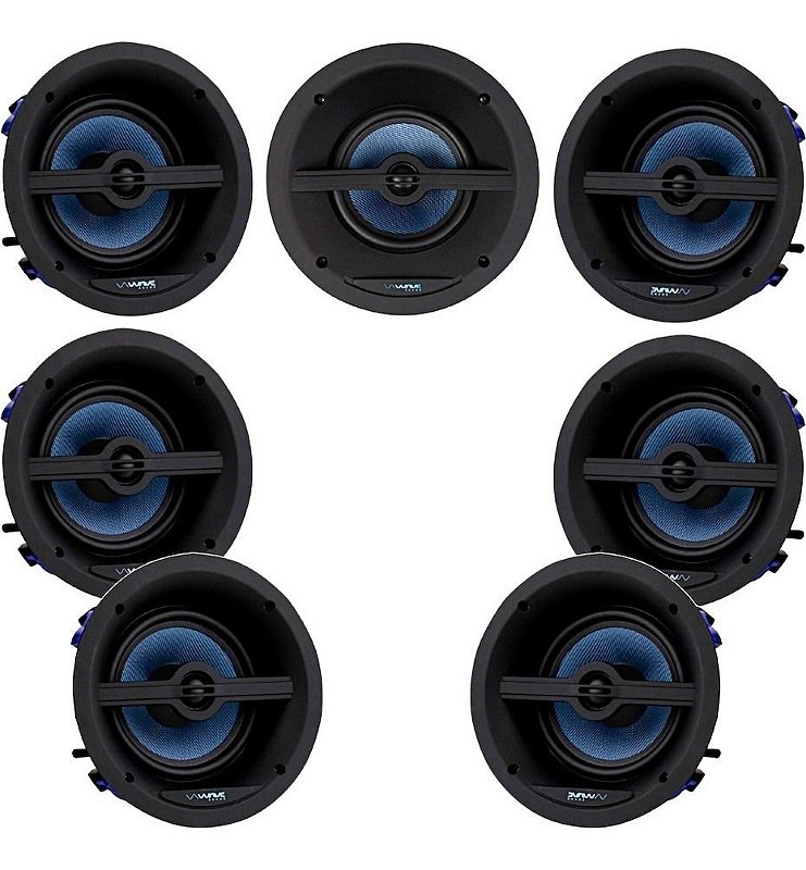 Kit Home Theater 7.0 Caixa Embutir Wave Dolby Atmos WIN150