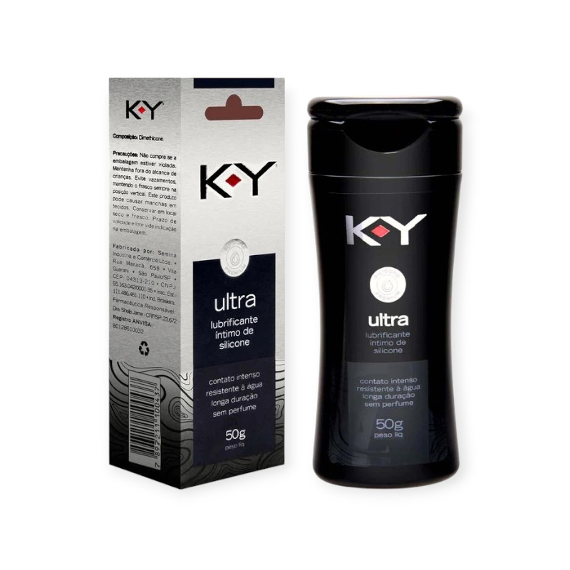 K-Y Ultra: Lubrificante Íntimo de Silicone 50g para Sensações Prolonga ...