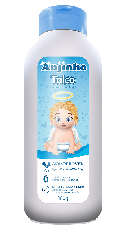 TALCO ANJINHO AZUL 180 GR - DISTRIBENE