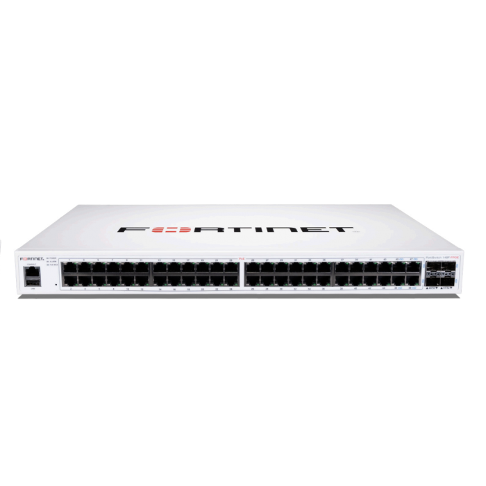 Switch Fortinet FS-148F - FortiSwitch 148F 48 Portas GbE + 4