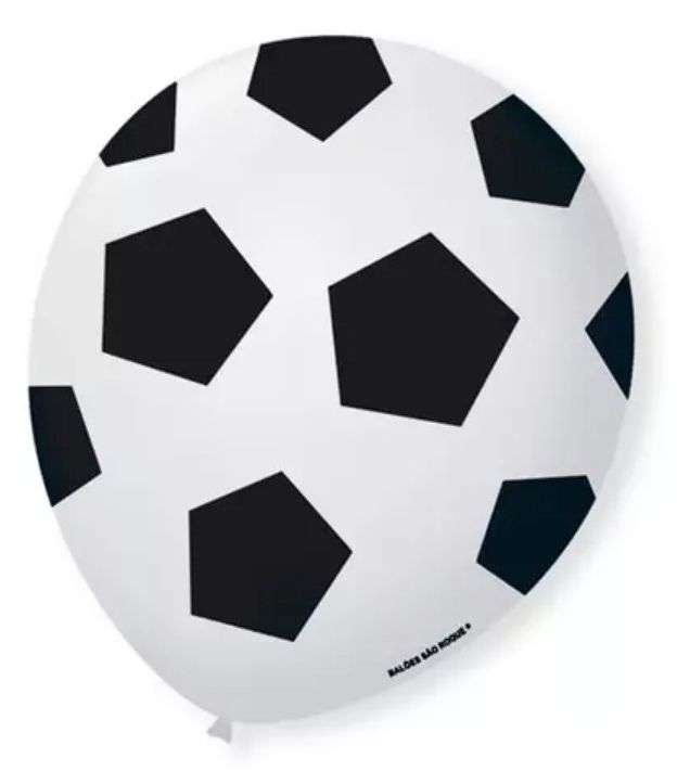 balão decoração bola de futebol