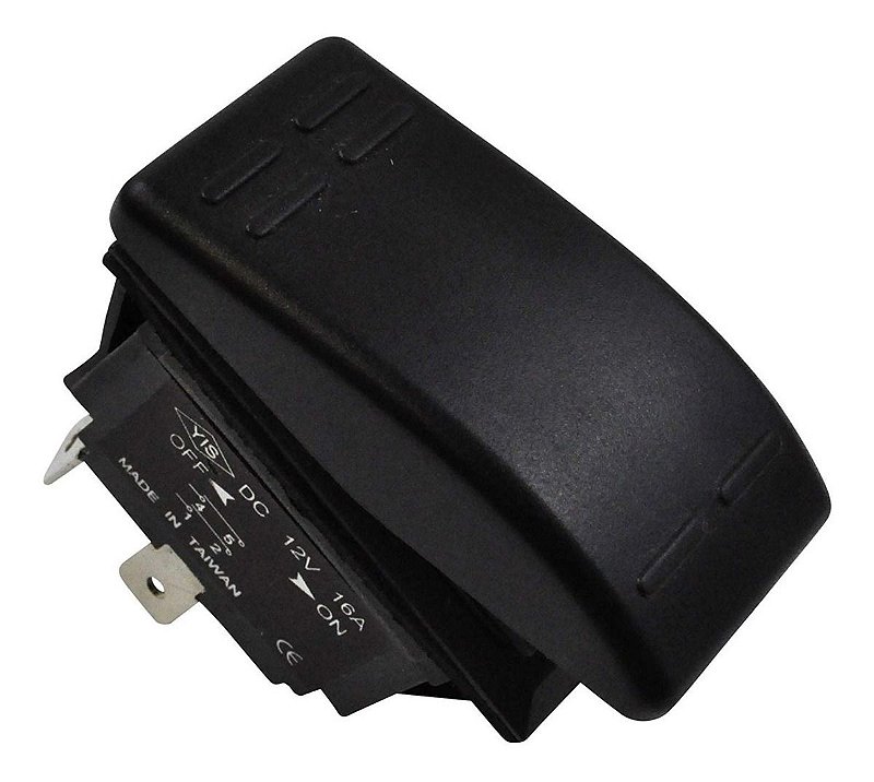 Botão Interruptor De Painel Elétrico On-off 12v 16a 4 Polos - Tiburon ...