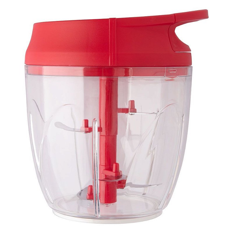 Processador Triturador Grande Manual Cordinha de Alimentos 5 Lâminas com  Batedor 850ml - Trik Trak Utilidades - Tudo para seu lar!