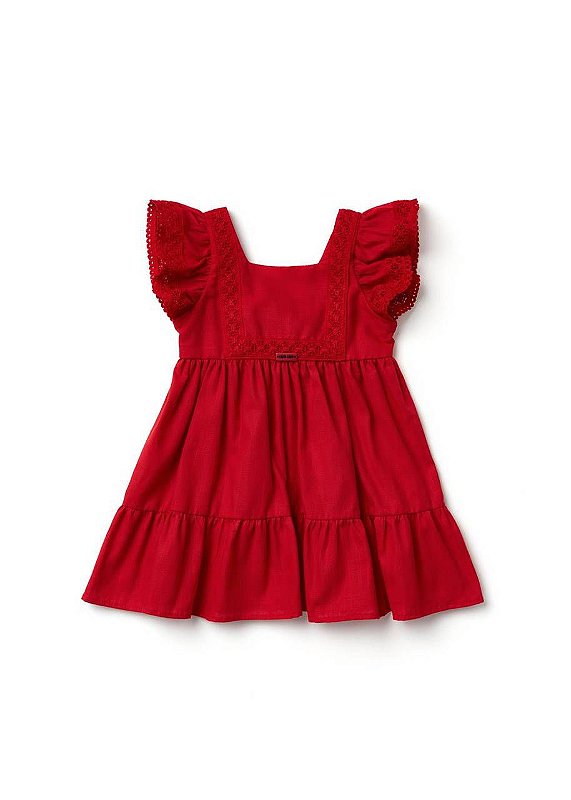 Vestido Bebê Cereja