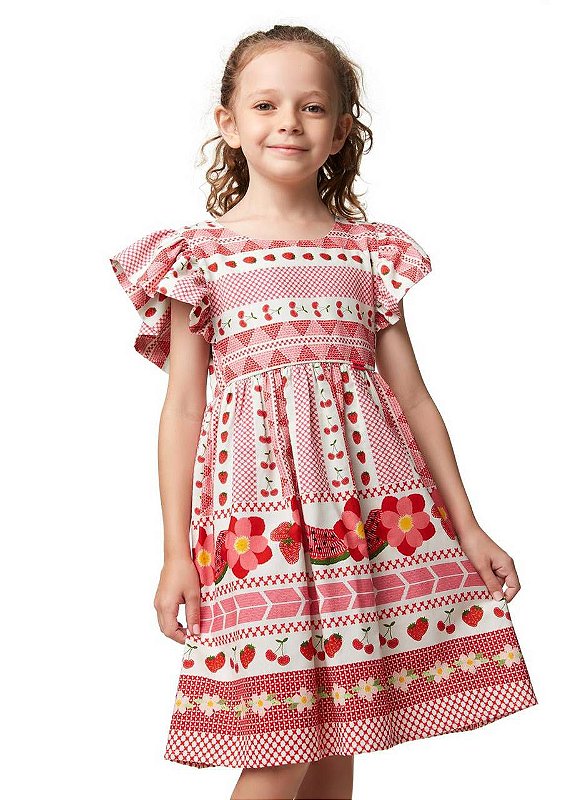 Vestido Curto Pic Nic Teen