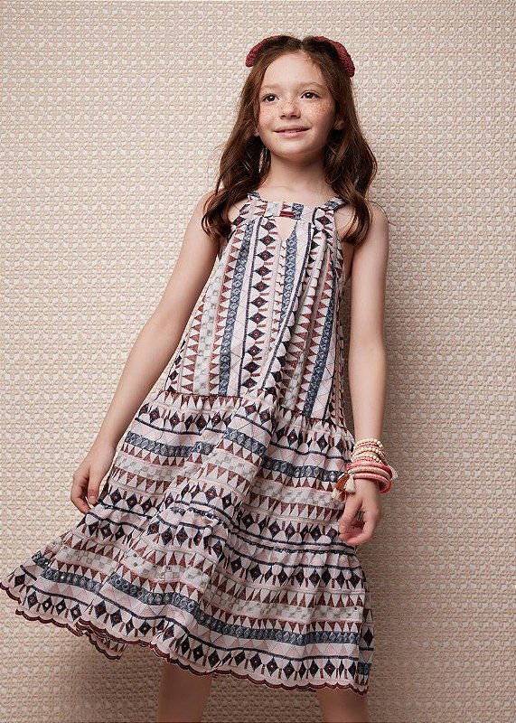 Vestido Lesi Midi Abraço Kids