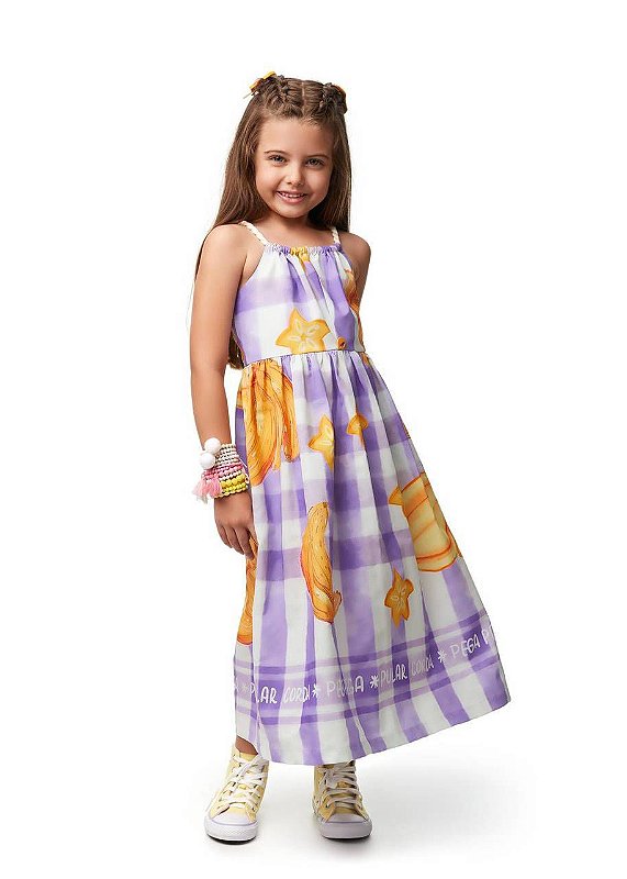 Vestido Longo Carambolas Kids