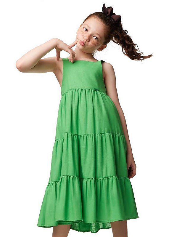 Vestido Amazônia Kids