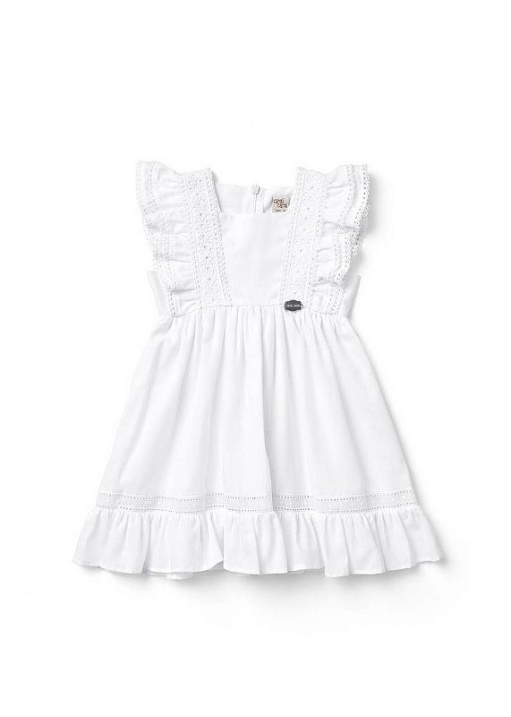 Vestido Bebê Porcelana