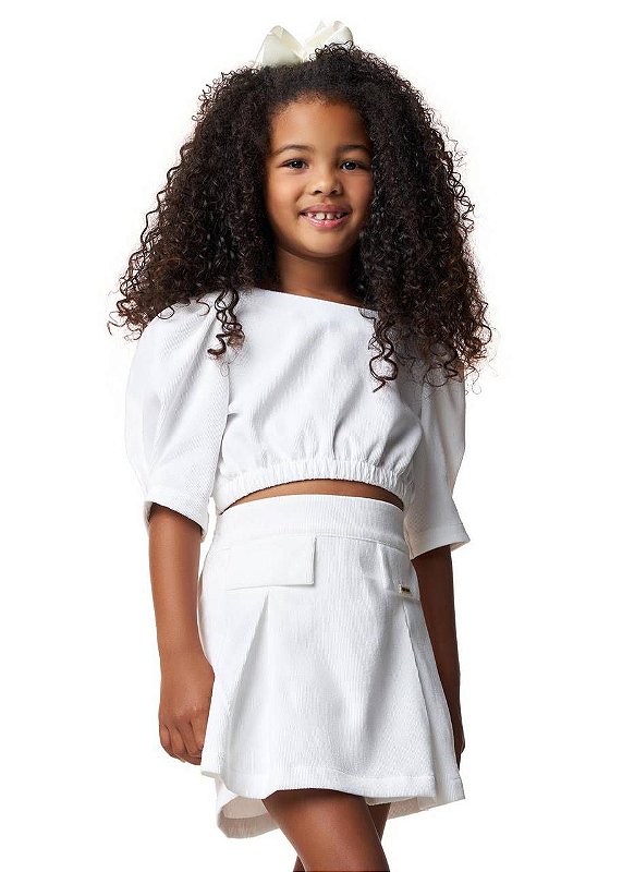 Conjunto Canelado Pipoca Kids