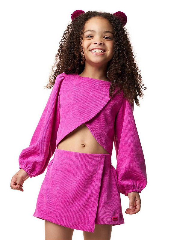 Conjunto Canelado Chiclete Kids