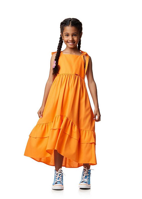 Vestido Longo Papaya Kids