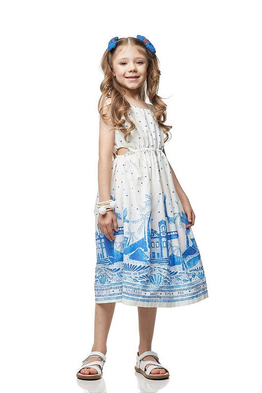 Vestido Midi Barrado Paraty