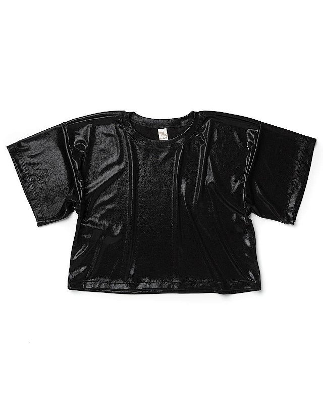 Cropped Mangas Deslocadas Star Glow Teen