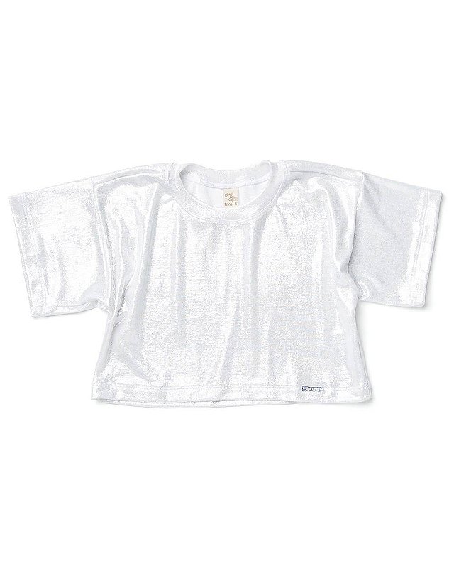 Cropped Mangas Deslocadas Star Glow Teen