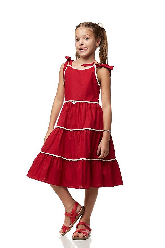 Vestido Morango