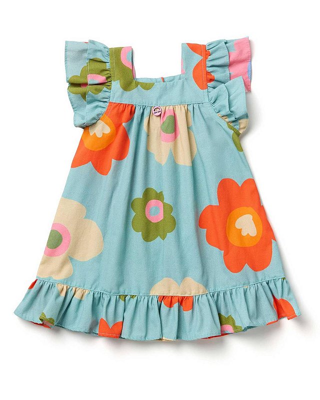 Vestido Bebê Bem Me Quer / Mal Me Quer