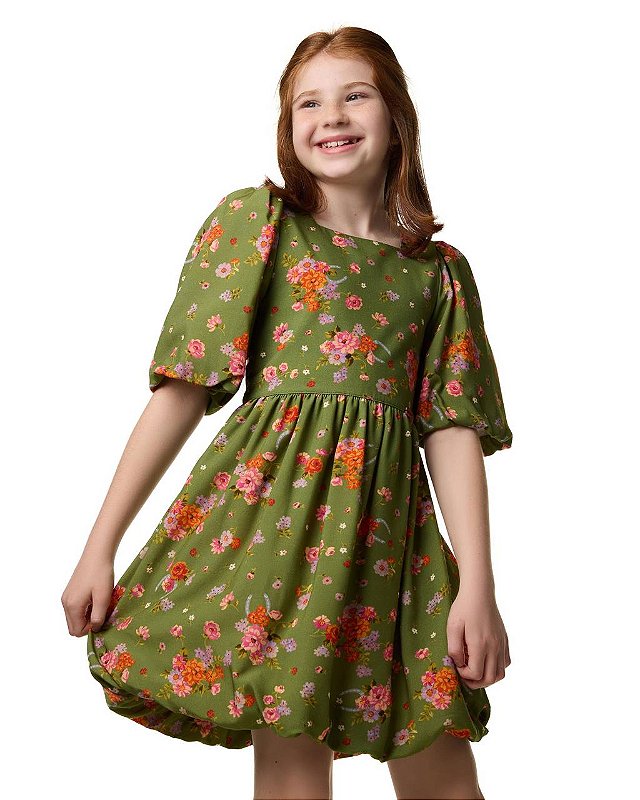 Vestido Bubble Floral Liberty