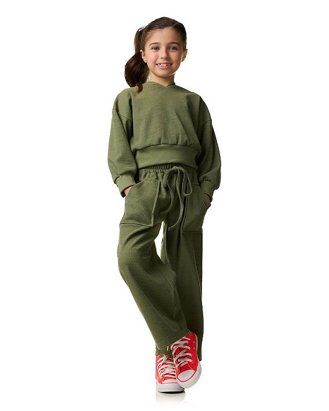 Conjunto Malha Texturizada Kids